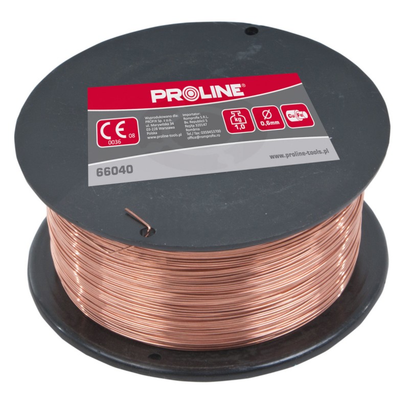 COPPERED WELDING WIRE G G3SI1 (SG2) 0.8 MMX5 KG SP.PROLINE PROFİX CODE 66045