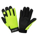 GLOVES MECH. BLACK-YELLOW L280310P, CARD, "10", CE, LAHTI PROFİX CODE L280310K