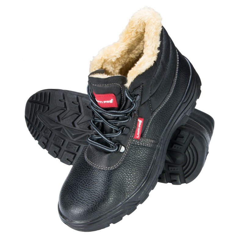 ANKLE SHOES, INSULATED, LEATH., BLACK, S3 SRC, "43",CE,LAHTI PROFİX CODE L3030343