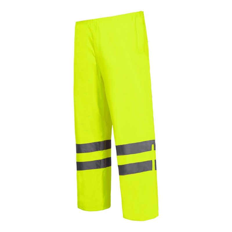 HIGH VISIBILITY RAIN PANTS, YELLOW, "L", CE, LAHTI PROFİX CODE L4100803