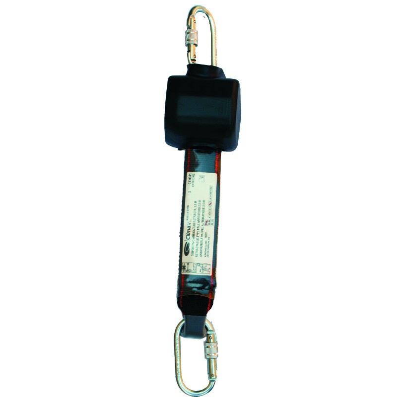 RETRACTABLE FALL ARRESTER 2,5M, CE, LAHTI  L8040200