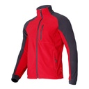 FLEECE JACKET, RED AND GREY, "L", CE, LAHTI PROFİX CODE LPBP1L
