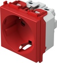 РОЗЕТКА ЗАЗЕМЛЕННЫЙ+KS  TEM  VM10RD-P