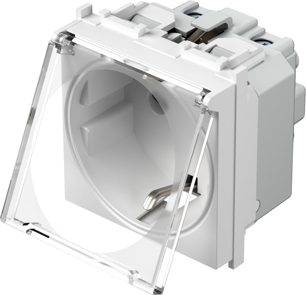 SOCKET SCHUKO+KS+COVER  TEM  VM11PT-P