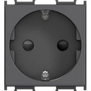 РОЗЕТКА ЗАЗЕМЛЕННЫЙ+KS+КРЫШКА   TEM  VM11BB-B