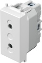 РОЗЕТКА ЕВРО+KS  TEM  VM20PW-P
