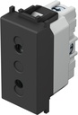 РОЗЕТКА ЕВРО+KS  TEM  VM20SB-P