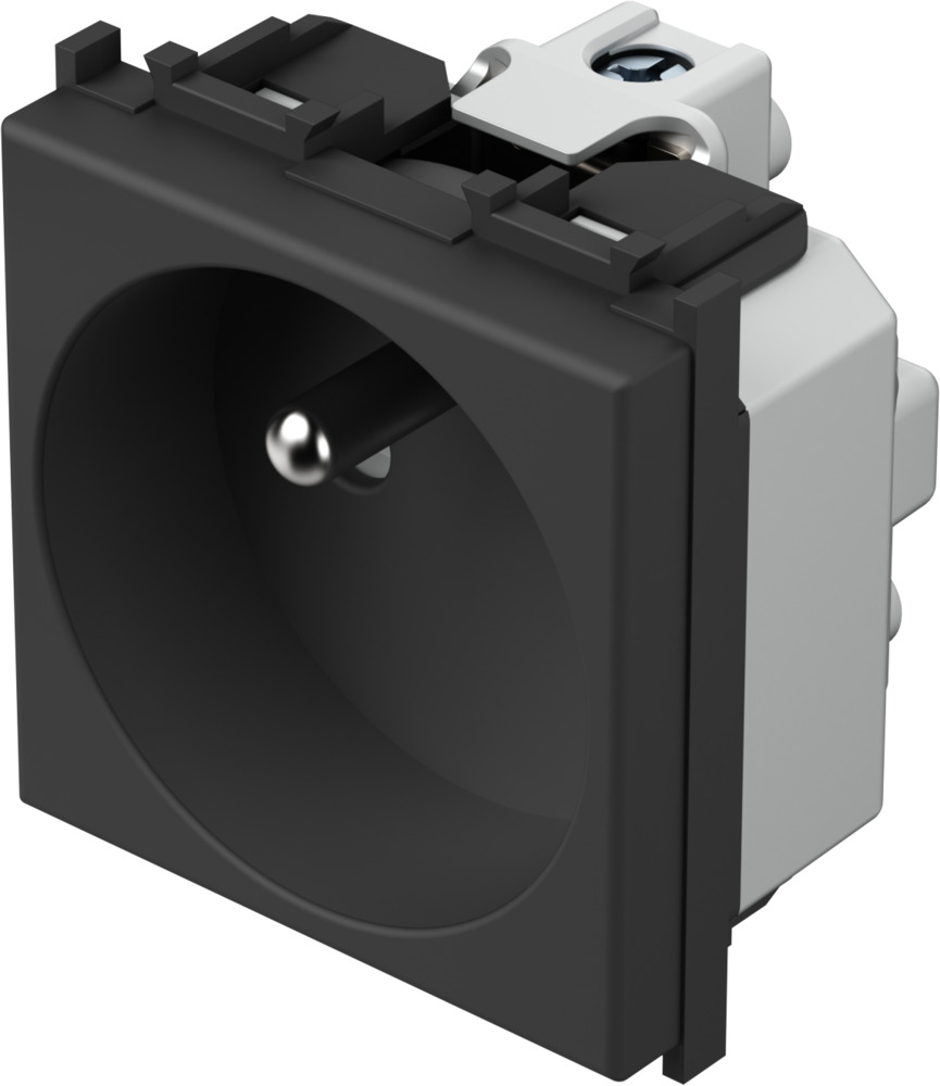 РОЗЕТКА ФРАНЦУЗСКИЙ+KS  TEM  VM40SB-P