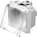 РОЗЕТКА ФРАНЦУЗСКИЙ+KS+КРЫШКА   TEM  VM41PP-B