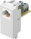 РОЗЕТКА ТЕЛ LT  TEM  KM30PW-P