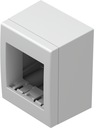 КОРОБКА NO CUBO С КРЫШКОЙ НА ЗАДНЕЙ СТОРОНЕ  TEM  AC21PW-U