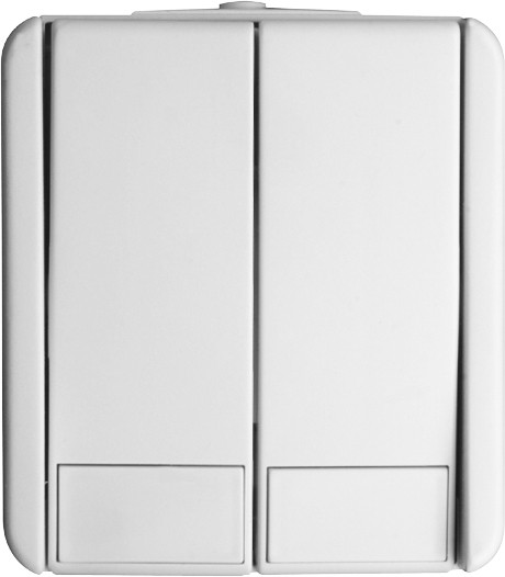PUSH BUTTON 2GANG-1WAY  TEM  SF51PW-U