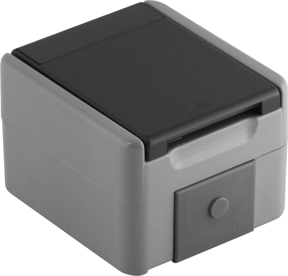 SOCKET SCHUKO+COVER  TEM  VF10GY-U