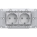 SOCKETS SET 2x SCHUKO  TEM  CM10ES-U