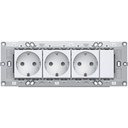 SOCKETS SET 3x SCHUKO  TEM  CM11PW-U