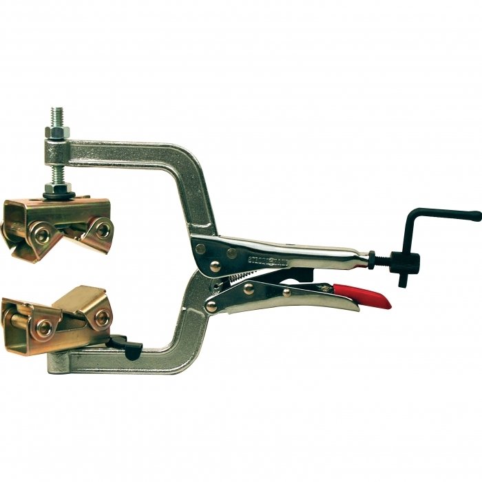 ПЛОСКОГУБЦЫ ТРУБ, ШИРОКИЕ, ФИКСИРОВАННЫЕ БОЛЬШИЕ V-ОБРАЗНЫЕ ПРОКЛАДКИ (2X XFV) STRONG HAND EUROPE PG114VM