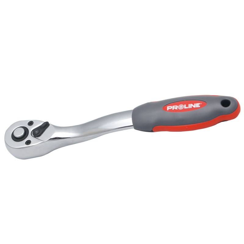 ТРЕЩЕТКА CV 1/2" 250ММ ОТОГНУТАЯ РУКОЯТКА PROLINE 18572