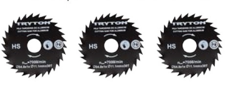 SET OF CUTTING SAWS HSS 54.8X11.1MM FOR TPW500K - 3 PCS PROFİX CODE EATPW01