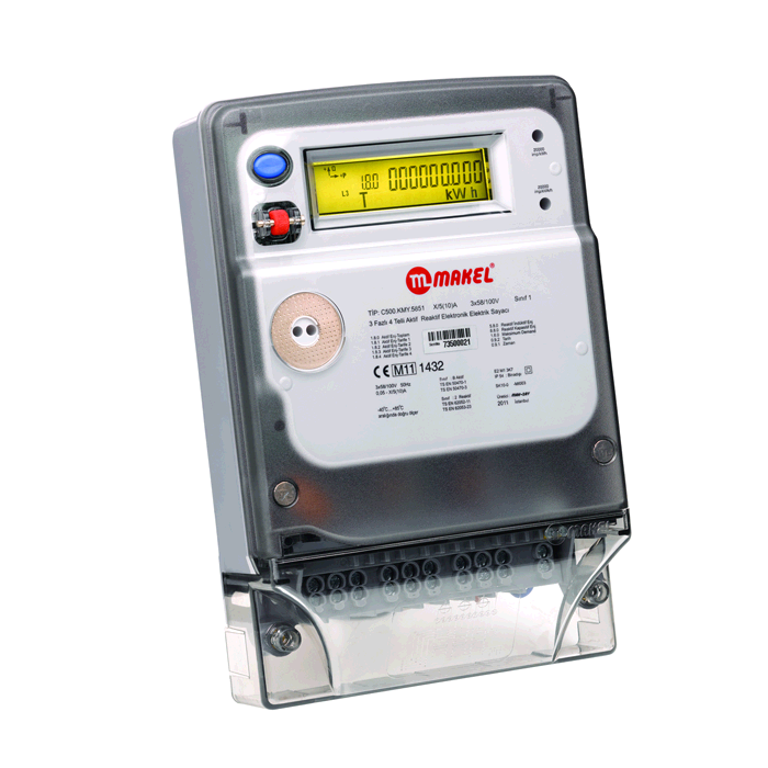 THREE PHASE ELECTRICITY METERS COMBI MAKEL C520.KMY.2556