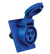 *Divar pirizi t.plast IP 44 3P 16A-220v 3120-306-0900 qapaqlı  TWEMPZ-10167