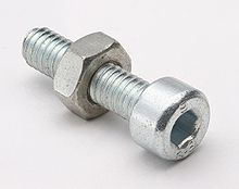 *Alyan başlı bolt M4x12mm (qayka şayba ilə) SS-316