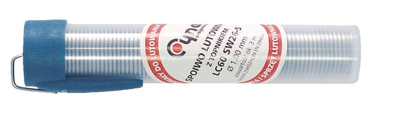 SOLID WIRE SOLDER -FI=1.0 MM, L=3 M, PROFIX 60319