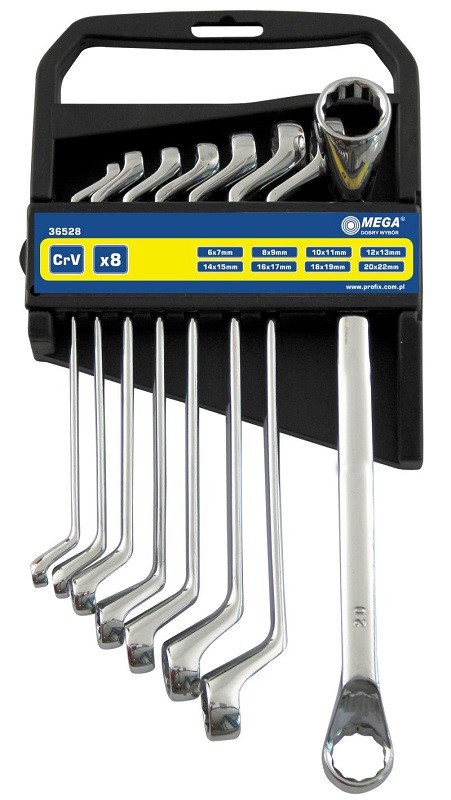 RING WRENCH SETS - DIN 838, 6*7-16*17 PROLINE 36526