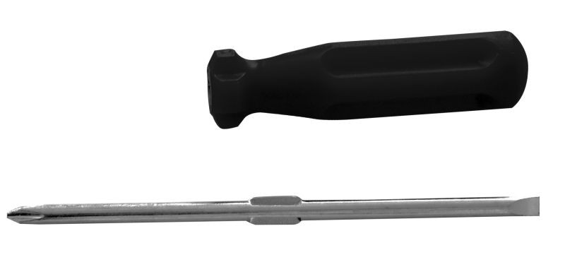 REVERSIBLE SCREWDRIVER - FLAT 6MM AND PHILLIPS NO.2 code: 10000 