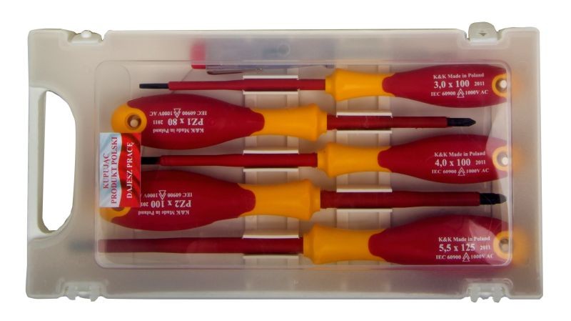 SCREWDRIVER-TECHNICAL- 2 COMP. FLAT-KPL. KK23-PH SZT.5+WSK.NAP.1000V <KK> code : 10598