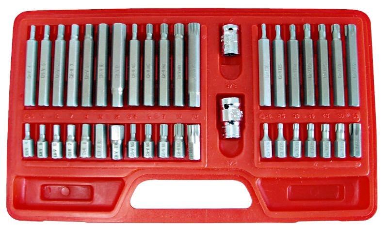 XZN, TORX BIT SETS, 40PC code :10740