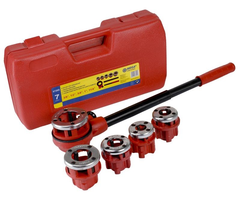 5PC RATCHET DIE SET (3/8", 1/2, 3/4,1, 1.1/4") code:67205