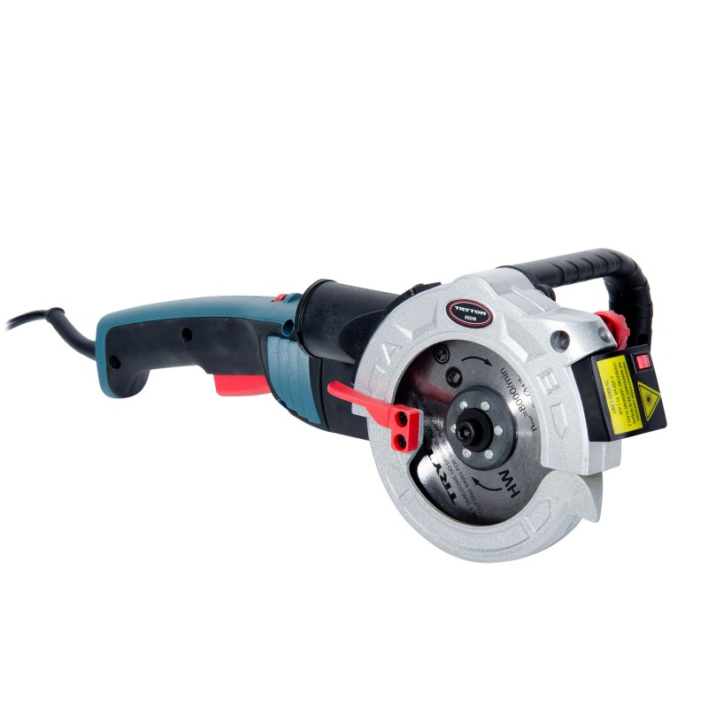 ЭЛЕКТРИЧЕСКАЯ ПИЛА С ДВОЙНОЙ ЛЕЗВИЕ 860W, 125MM, 3000-5500/MIN, ЛАЗЕР, BMC TRYTON код: TPD860K