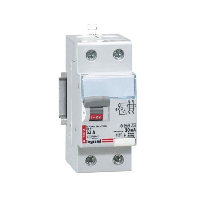 RCBO DX³ 2K 63A AC 30MA ELECTRICITY LEAKAGE RELAY 411506 Legrand