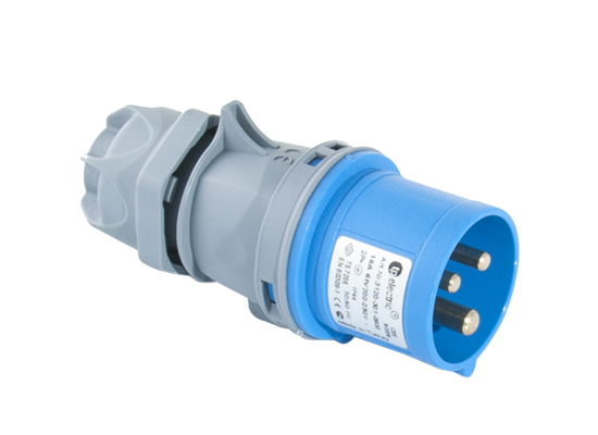 3x16A / IP 44 - 220V Вилка 3120-301-0900/3120-301-0901 TP ELECTRIC