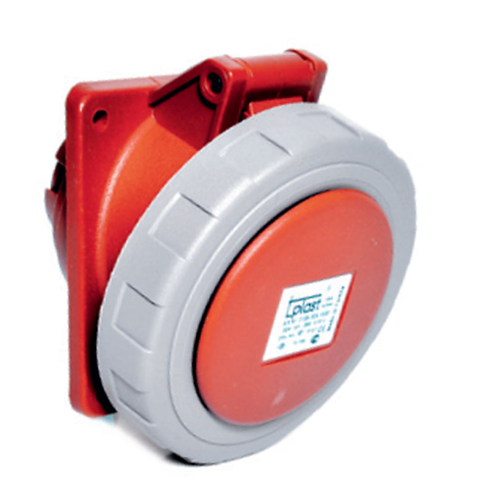 4x32A / IP 67 - Avadanlıq rozetkası (əyri) kod 3127-309-1600 TP ELECTRIC 