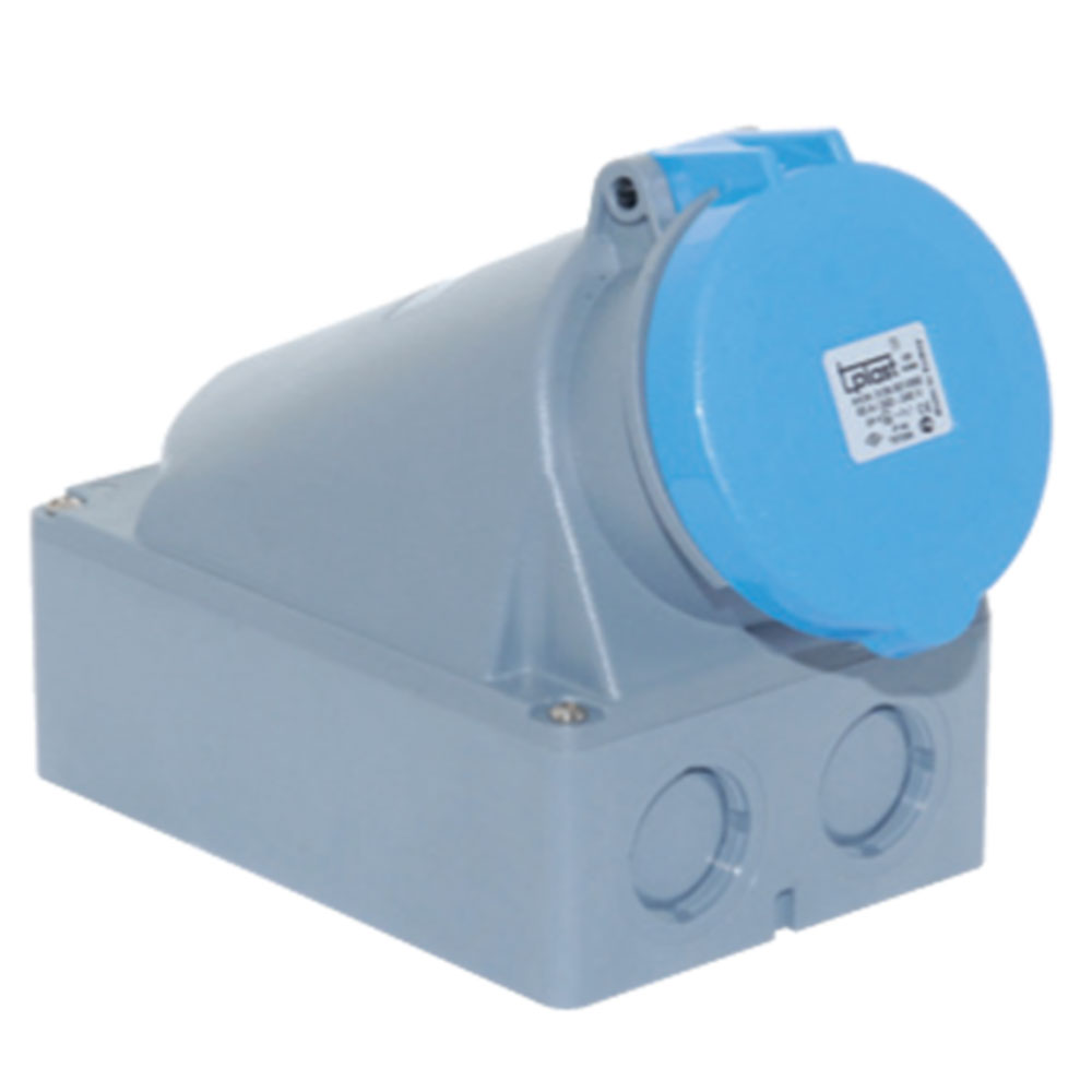 3x63A / IP 44 -  Разъем для монтажа на панели код 3128-307-0900 TP ELECTRIC