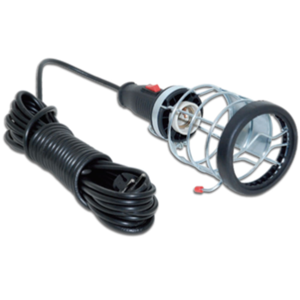 Rubber Hand Lamp with 10mt. Cable and Switch code 3116-402-0310 TP ELECTRIC 