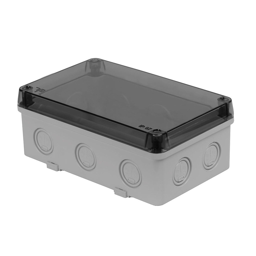 110x180x70 - Прозрачная Крышка с винтом (IP 67) код 3310-214-0100 TP ELECTRIC