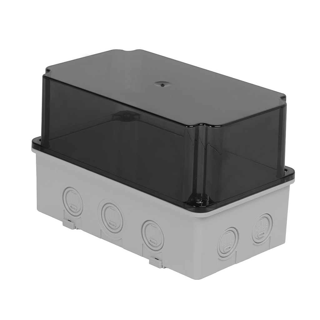 130x220x140 - Глубокая / прозрачная крышка (IP67) (без ввода кабеля)  код 3310-218-0100 TP ELECTRIC 