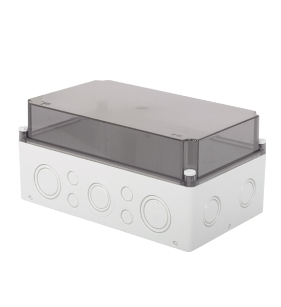 180x300x150 - Глубокая Прозрачная Крышка с винтом (IP 67) код 3310-272-0100 TP ELECTRIC 