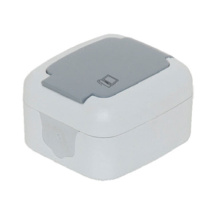 Qapaqlı rozetka (1xRJ 45 CAT 5E)  kod 3201-051-0600 TP ELECTRIC