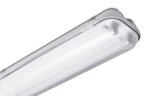 P. Carbon Body and Glass Led Tube Suitable Installation Etange Armature 2x60sm