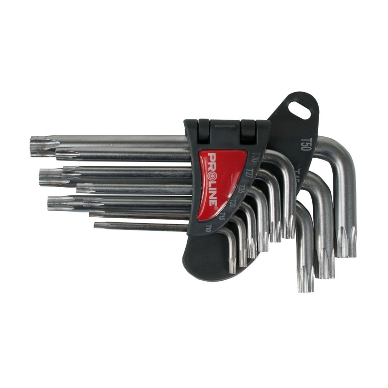 9 PCS, TORX KEY SETS T10-T50 PROFIX 48339
