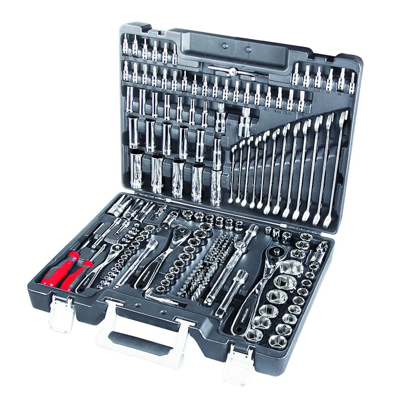 217-Lİ AÇAR DƏSTİ 1/2"  3/8" VƏ 1/4" CRV PROLINE 58217