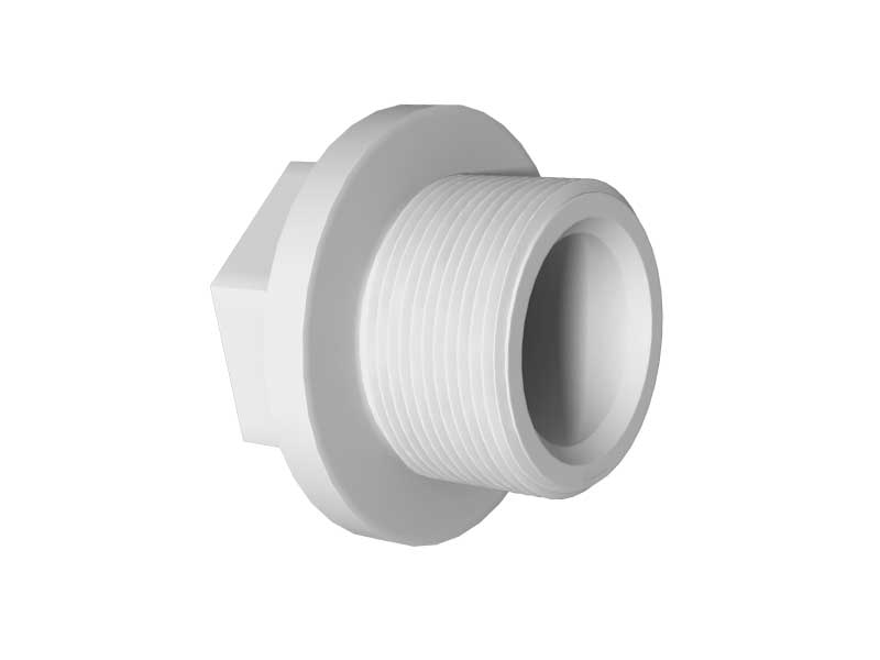 PPR  Threaded plug fitting 20 (White)