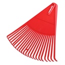 PLASTIC LEAF RAKE "CLICK" 49CM 22T 14313