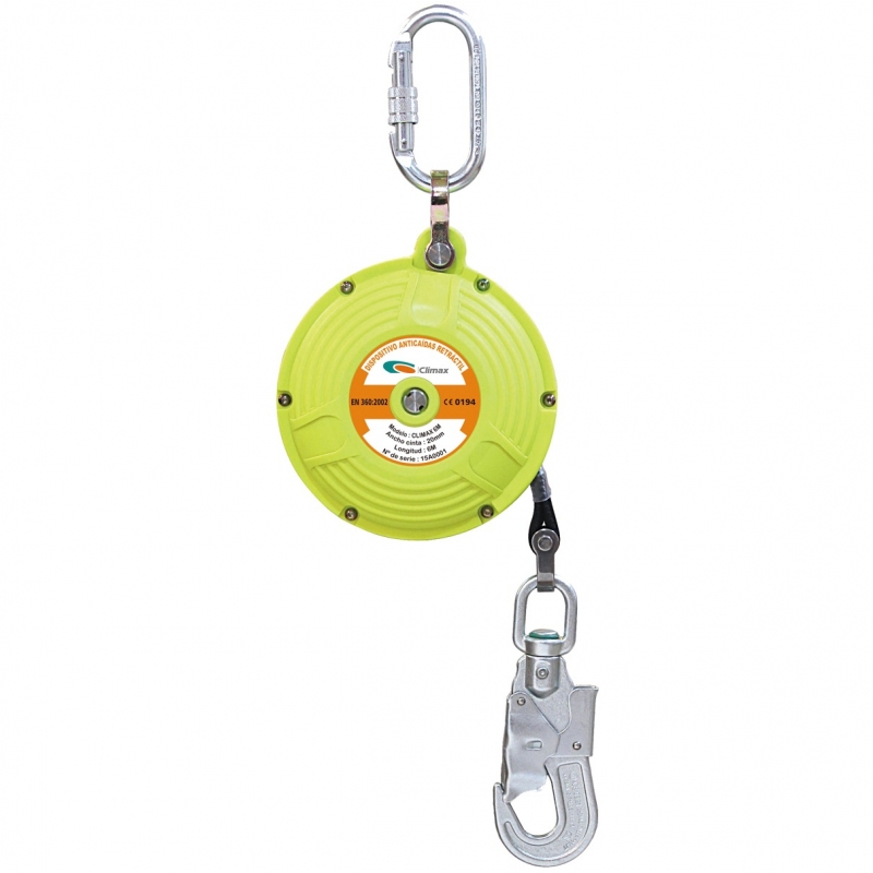 RETRACTABLE FALL ARRESTER 6M, CE, LAHTI L8040300