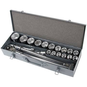 21 PCS SOCKET  SET-3/4", 19-50 MM PROLINE 18811
