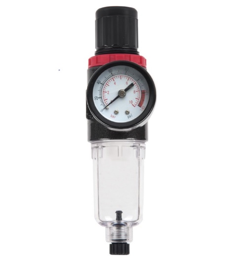 KOMPRESSOR ÜCÜN KRAN VƏ MANOMETR FİLTRLİ  1/4", 60CM³ PROFIX 66386