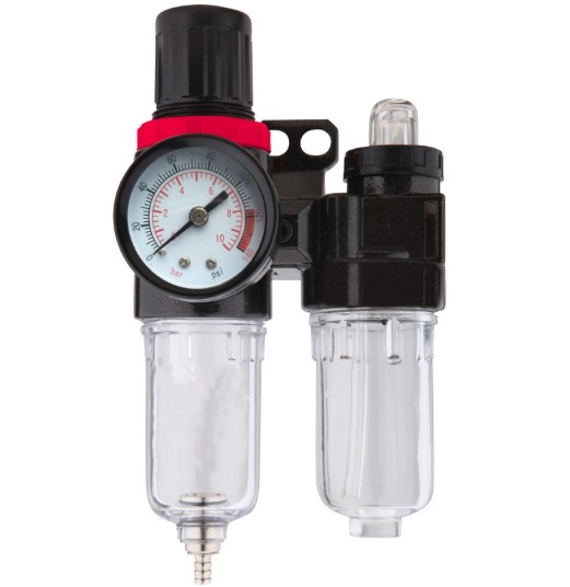 KOMPRESSOR ÜCÜN KRAN VƏ MANOMETR FİLTRLİ YAĞDANLIQIL 1/4", 15CM³ PROFIX Code 66385